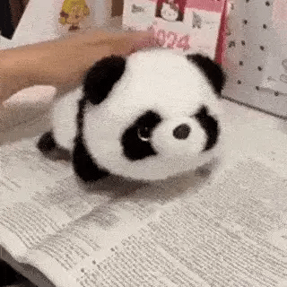 Peluche Panda Rojo Reversible