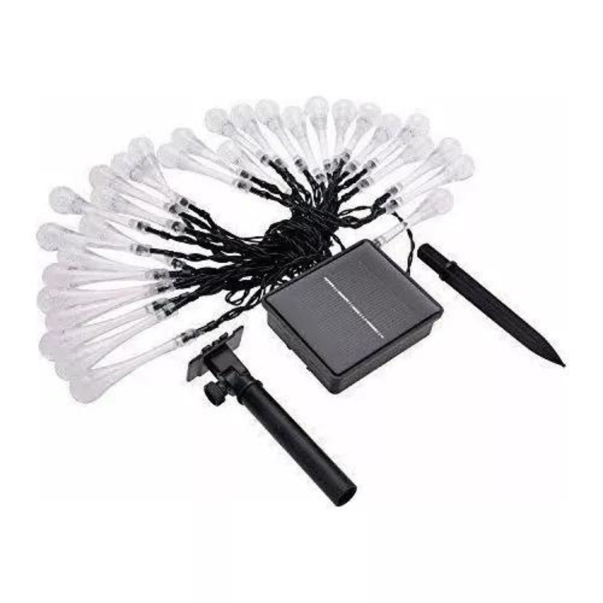 Guirnaldas navideñas gotas de cristal